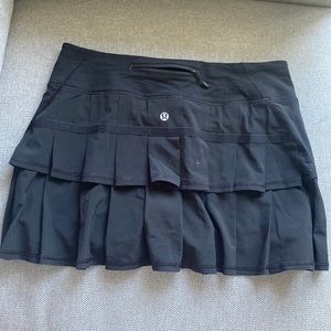 Lululemon Pace Setter Skirt Black 6